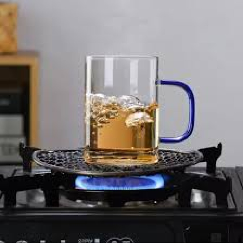 Heat Resistant Borosilicate Glass Mug Set - 6 Pieces