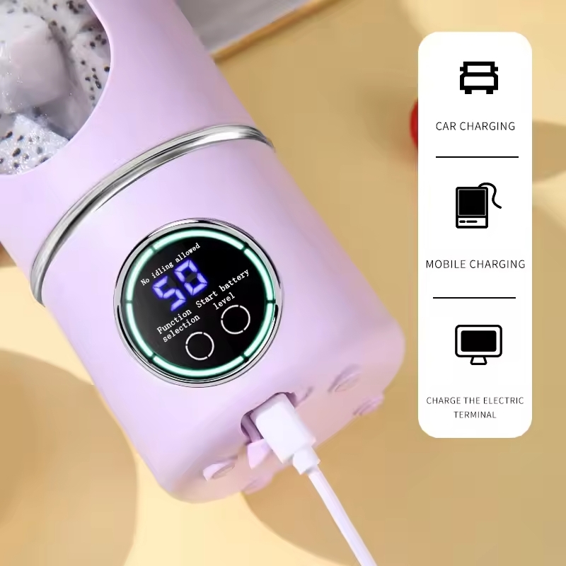 Portable 700ML Juice Maker & Blender – Durable Smoothie Maker with Steel Blades