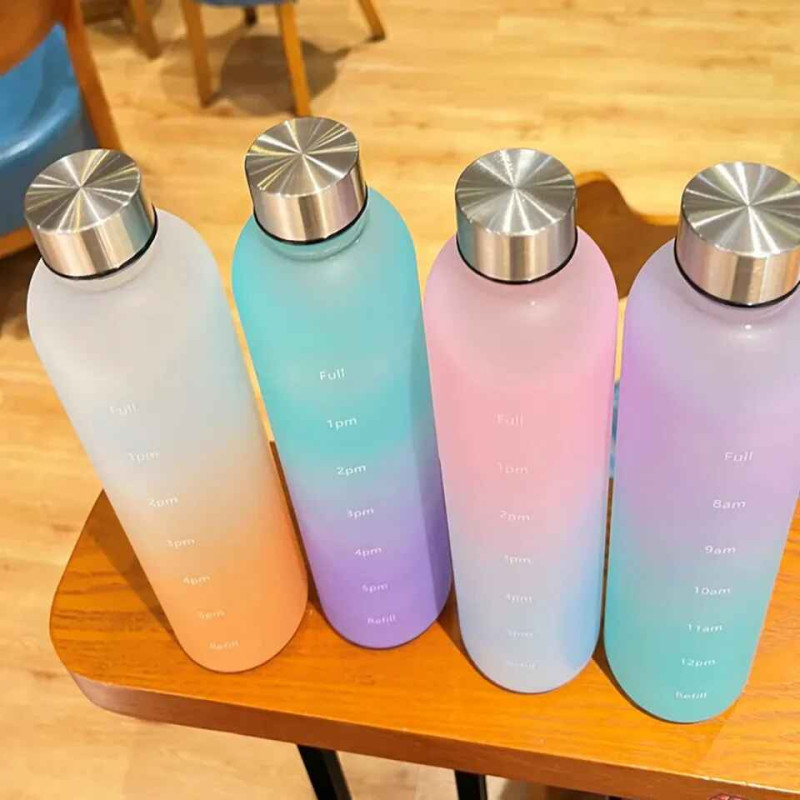 Stay Hydrated on-the-Go with Stankey Arc Bottle - Time Marker Water Bottle for Motivation