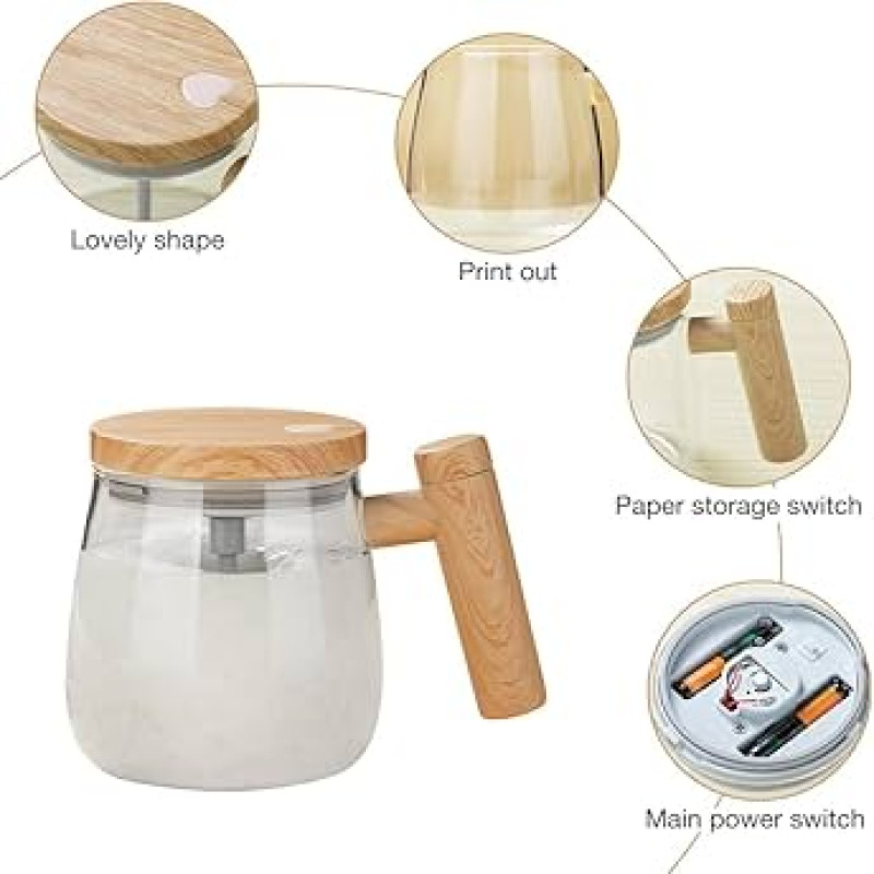 Automatic Self-Stirring Coffee Mug - Perfect for Latte, Milk, and Beverages
