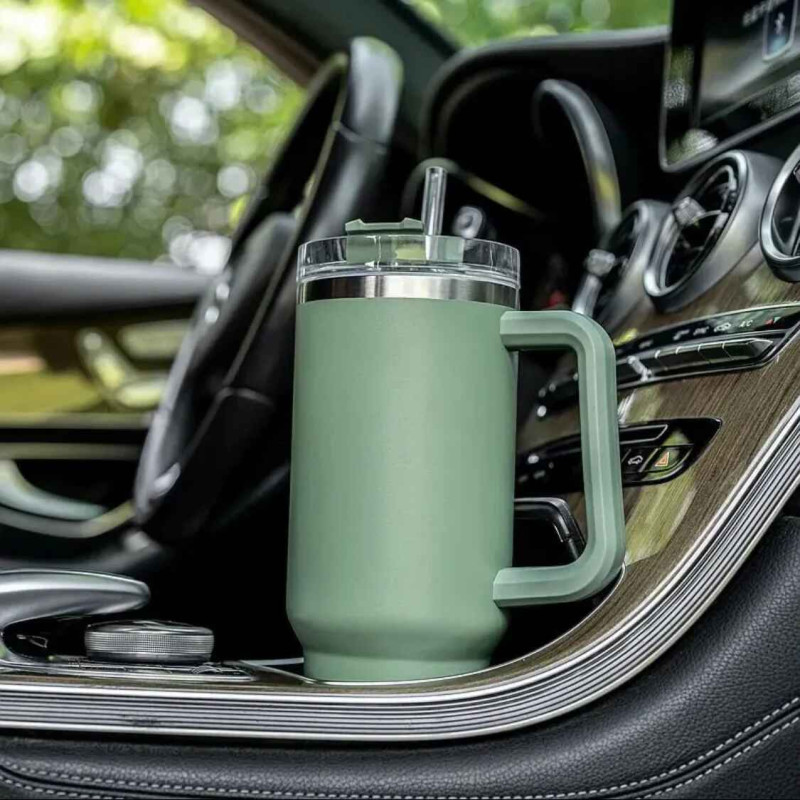 Stainless Steel Double Wall Vacuum Insulated Tumbler - Perfect for Hot & Cold Beverages
