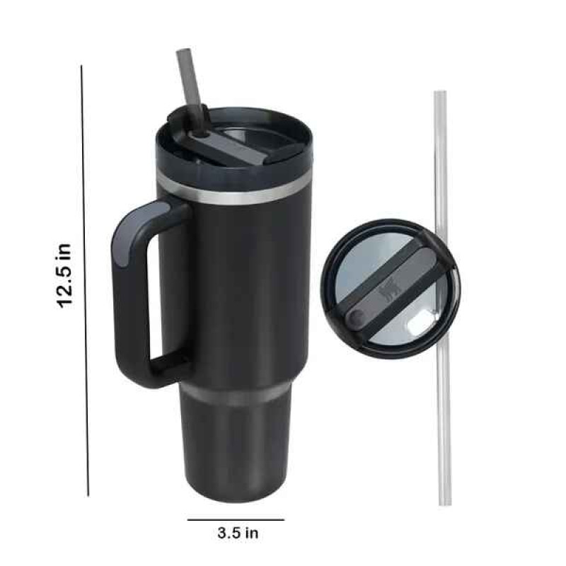 Stanley Vacuum Insulated Tumbler with Lid and Durable Straw