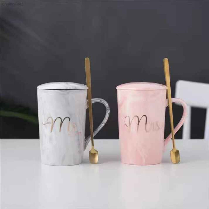 Personalized Mr. and Mrs. Ceramic Coffee Mugs