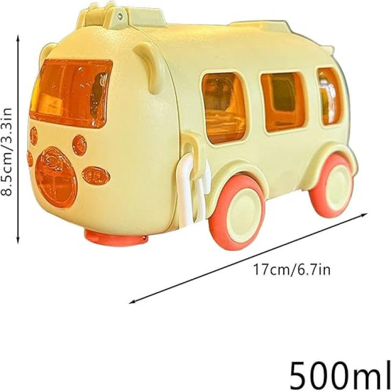 Fun Bus-Shaped Water Bottle for Kids