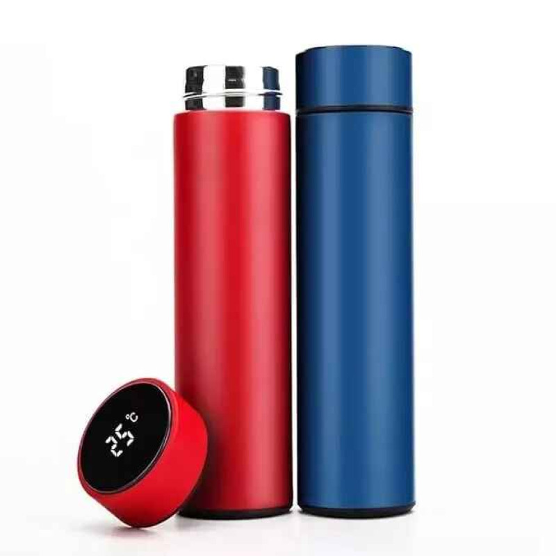 Smart LED Display Water Bottle | Stainless Steel Travel Mug with Trigger-Action Technology