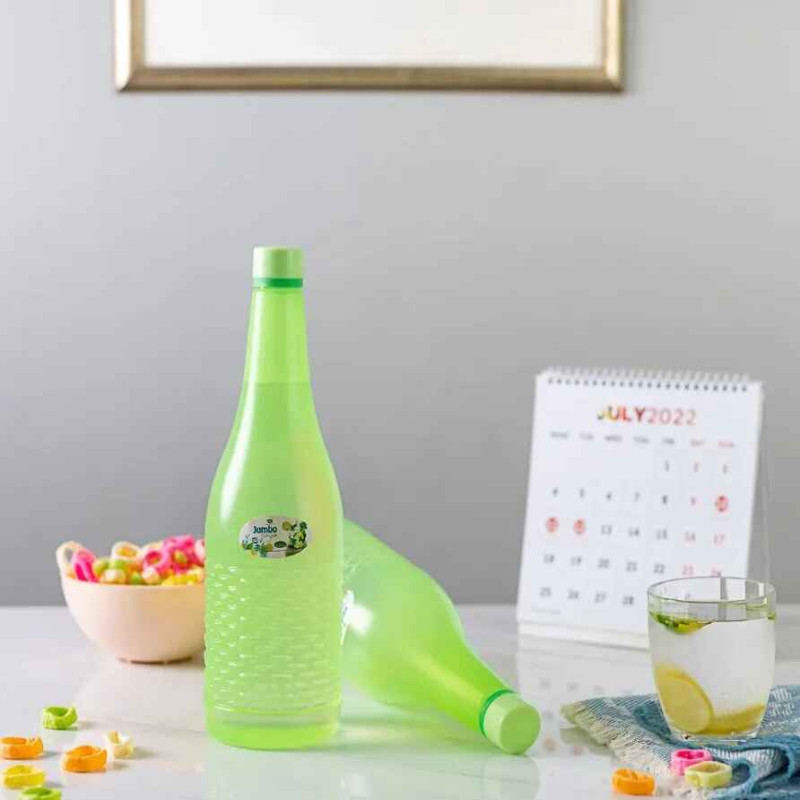 Super Cool Jumbo Plastic Water Bottles - Ideal for Fridge Storage