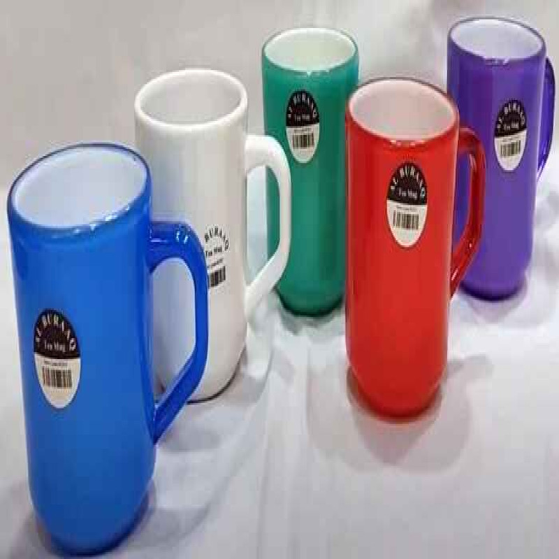 250 ML Double Color Plastic Mug - Perfect for Tea & Coffee