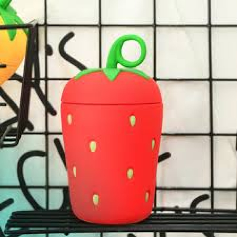 Unique Strawberry Shaped Bottle for Creative Decor