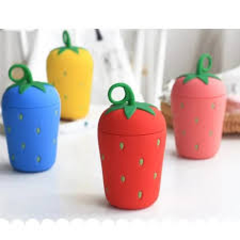 Unique Strawberry Shaped Bottle for Creative Decor