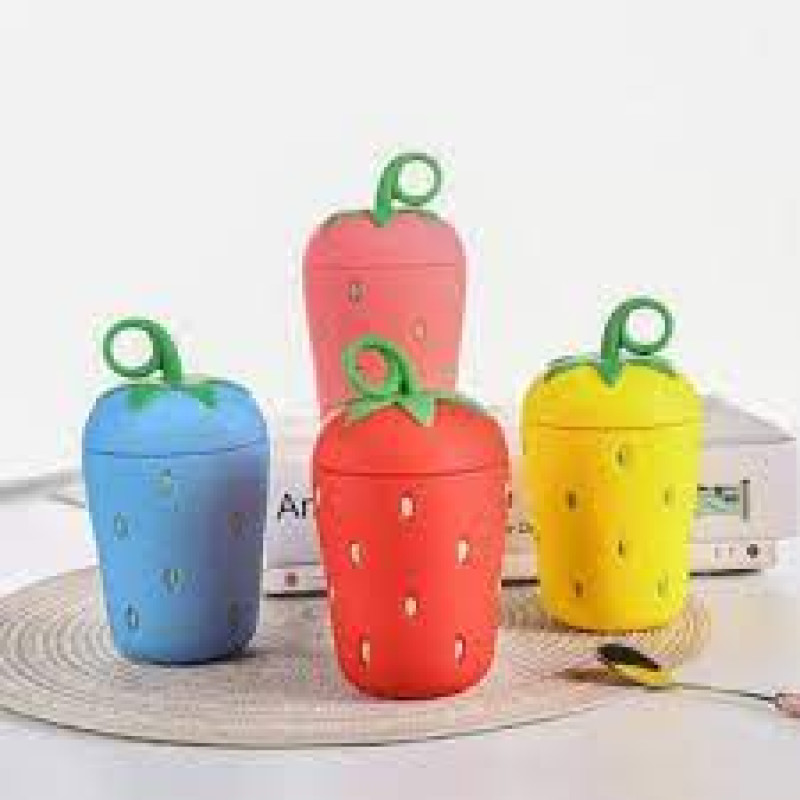 Unique Strawberry Shaped Bottle for Creative Decor