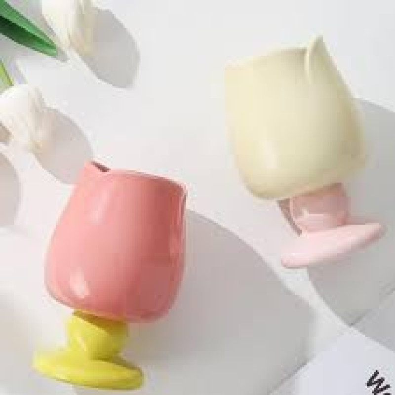 Creative Tulip Shape Ceramic Cup - Unique and Stylish Drinkware