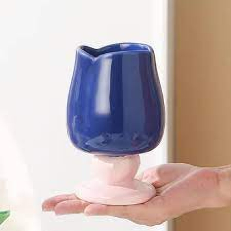 Creative Tulip Shape Ceramic Cup - Unique and Stylish Drinkware