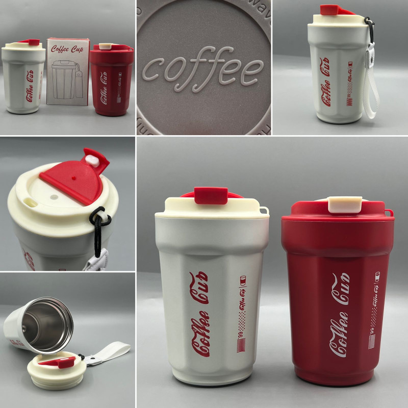 Premium Stainless Steel Insulated Coffee Cup – Stay Hot or Cold!
