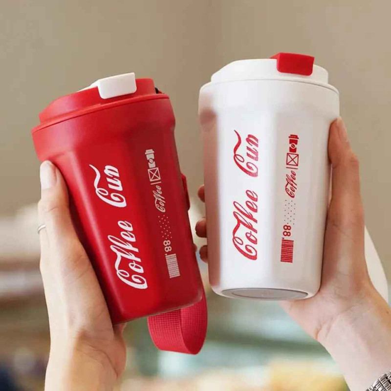 Premium Stainless Steel Insulated Coffee Cup – Stay Hot or Cold!