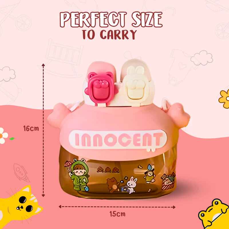 Adorable 1.2 Liter Water Bottle Stay Hydrated in Style