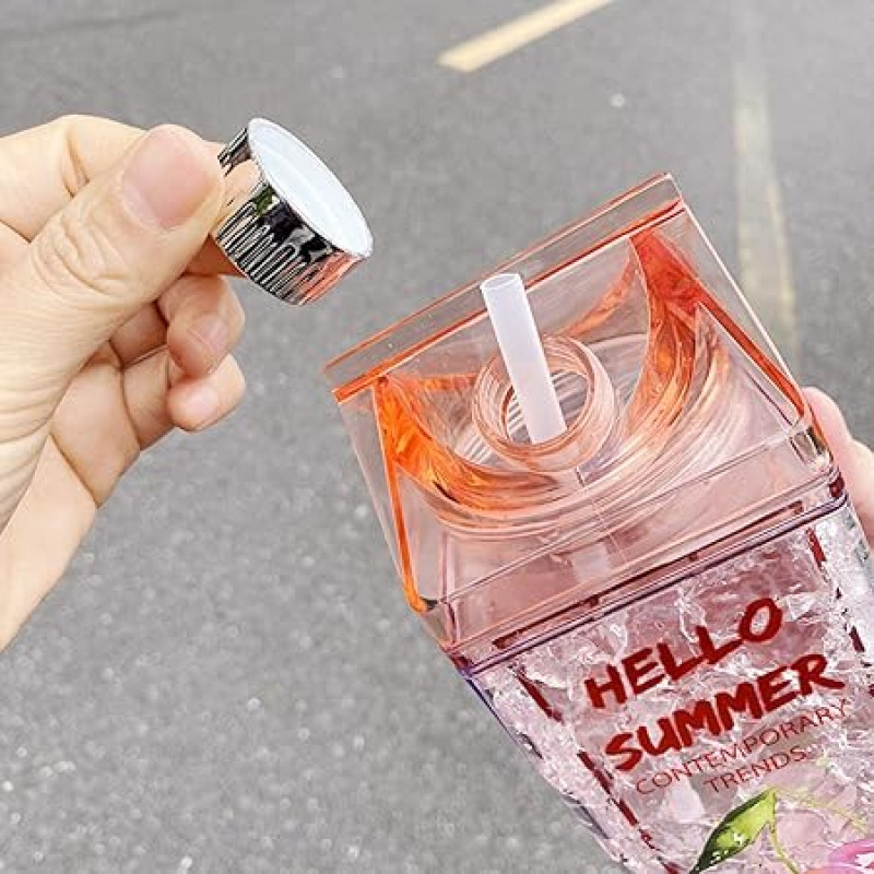 Cute 430ml Kawaii Water Bottle Perfect for Summer Hydration