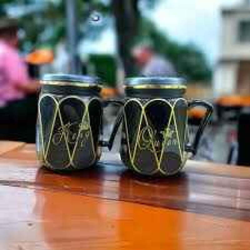 Couple's King and Queen Ceramic Coffee & Tea Mugs 400ml Set