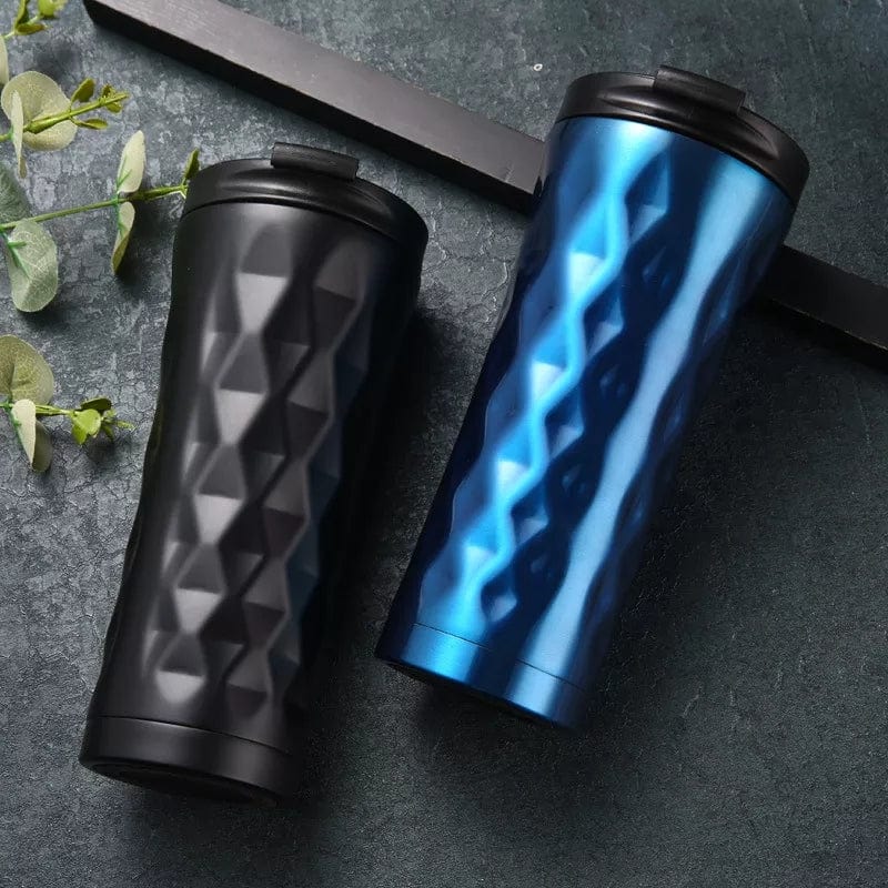 Premium Portable Stainless Steel Coffee Mug 500ml Insulated Travel Tumbler