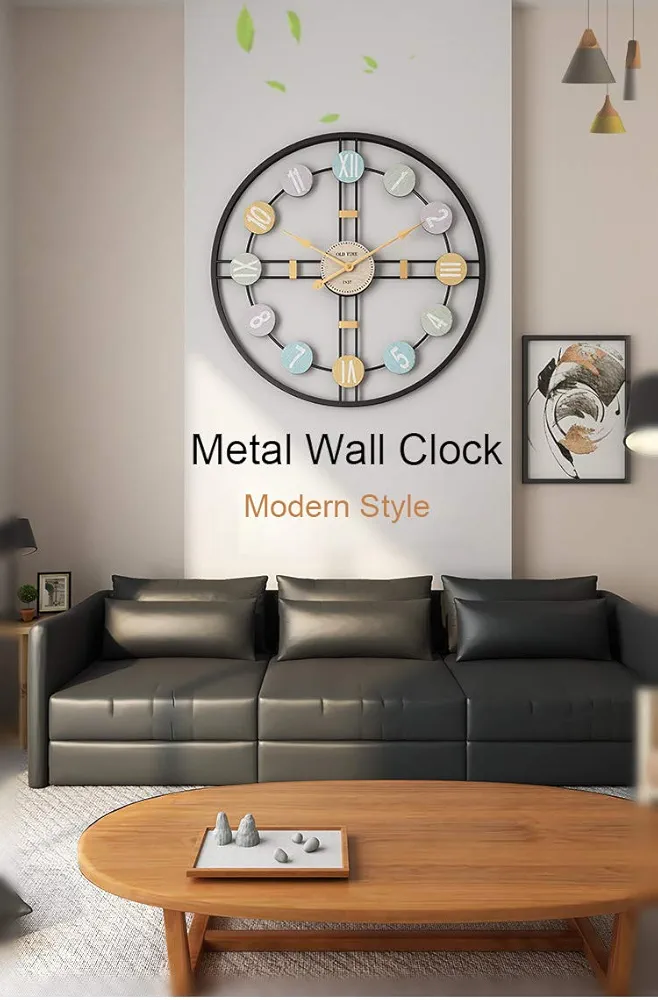Modern Minimalist Round Wall Clock for Stylish Interiors