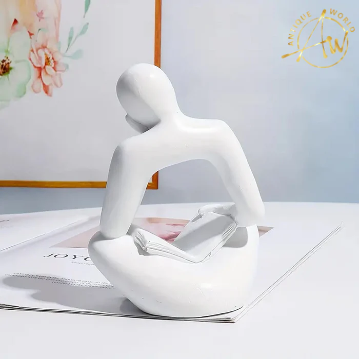 Unique Nordic Thinking Figure Statues for Home Décor