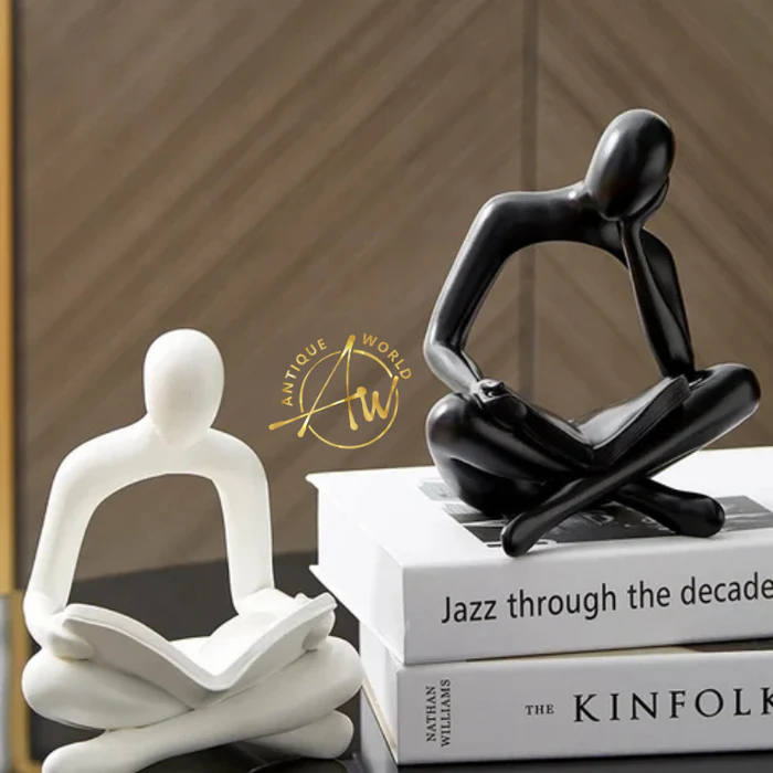 Unique Nordic Thinking Figure Statues for Home Décor