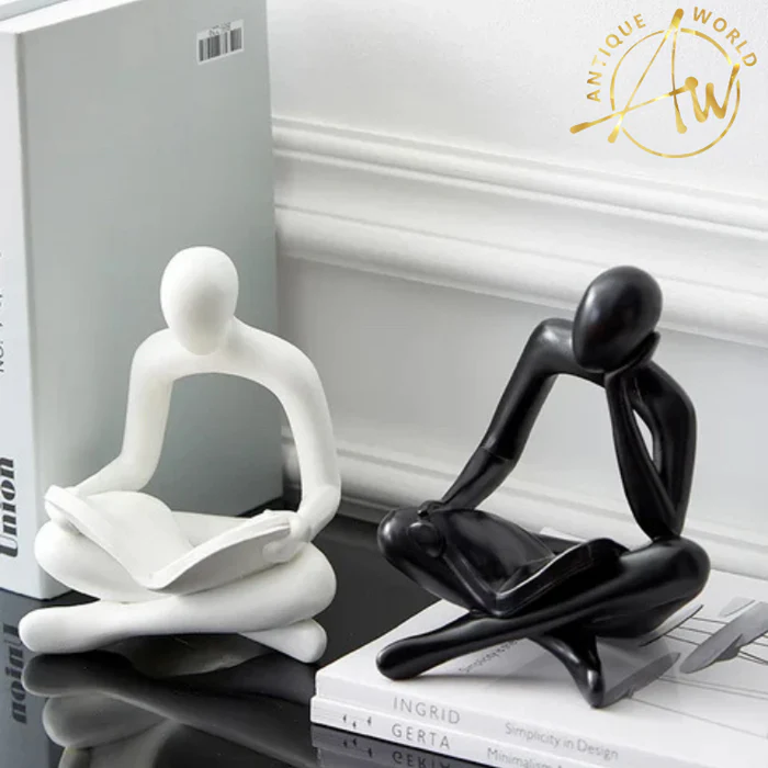 Unique Nordic Thinking Figure Statues for Home Décor