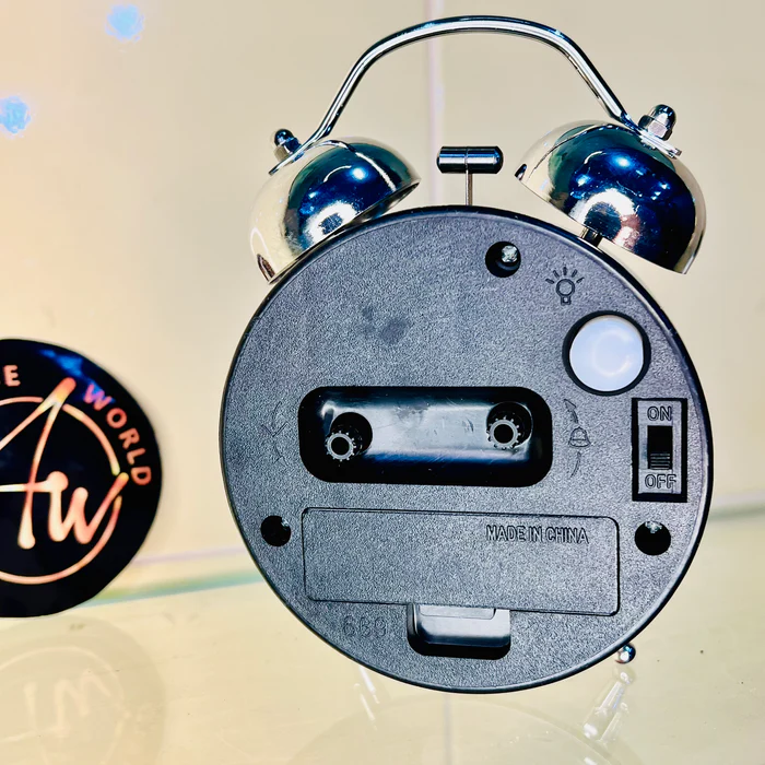Twin Bell Alarm Clock - Classic Timepiece for Your Morning Routine