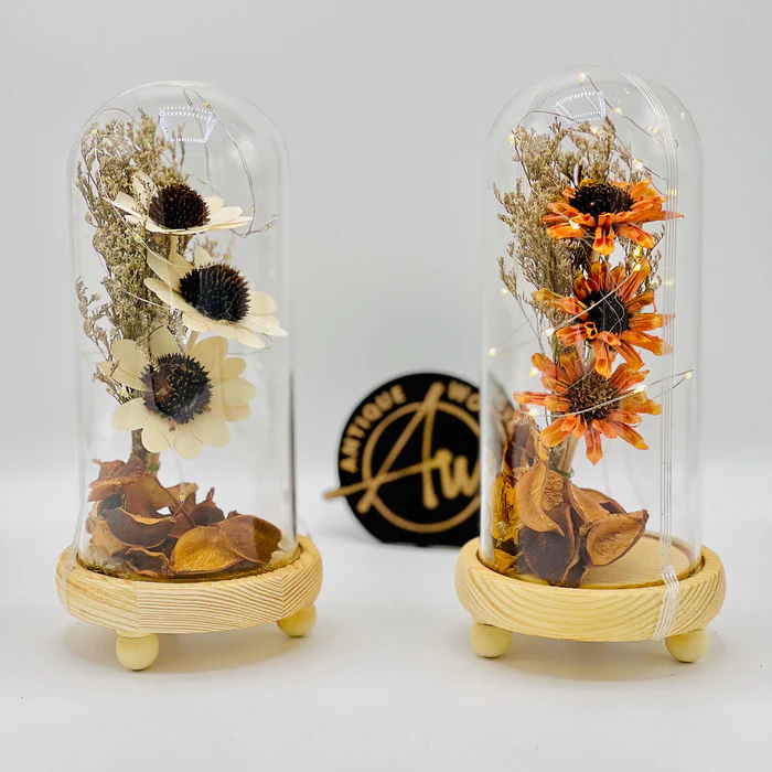 Floral Glow Globe - Enchanting Decor for Any Space