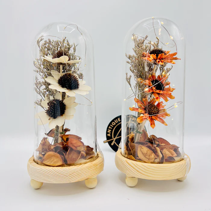 Floral Glow Globe - Enchanting Decor for Any Space