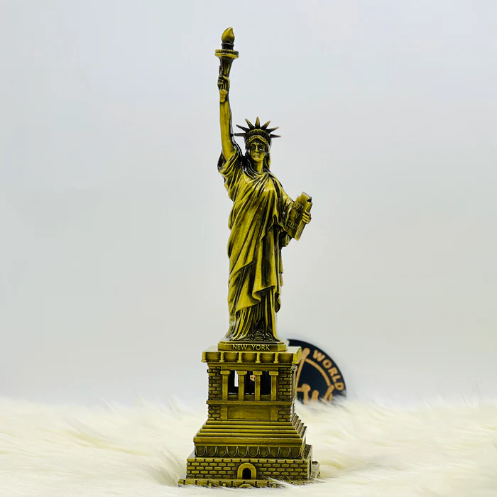 The Iconic Metal Statue of Liberty - A Symbol of Freedom and Hope
