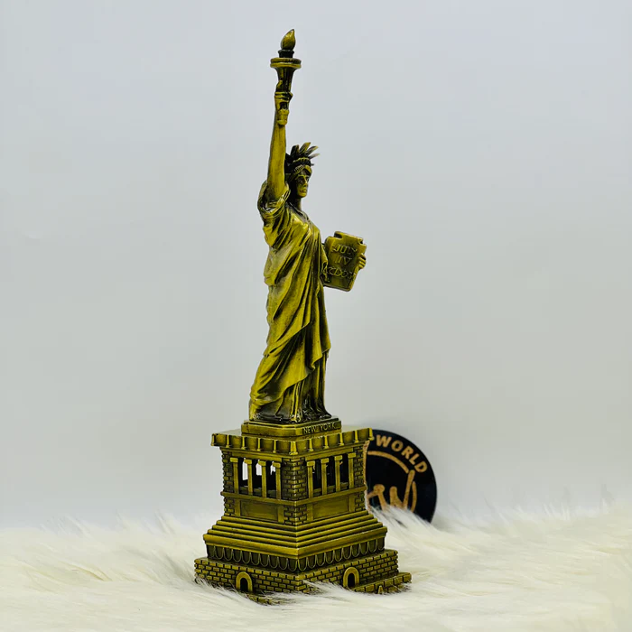 The Iconic Metal Statue of Liberty - A Symbol of Freedom and Hope