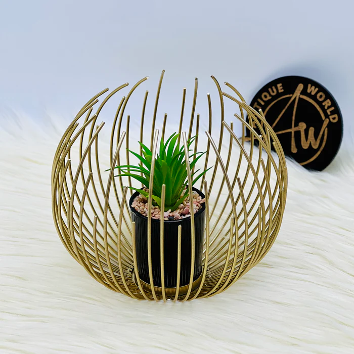 Lifelike Artificial Golden Pot Plant – A Touch of Nature Without the Maintenance