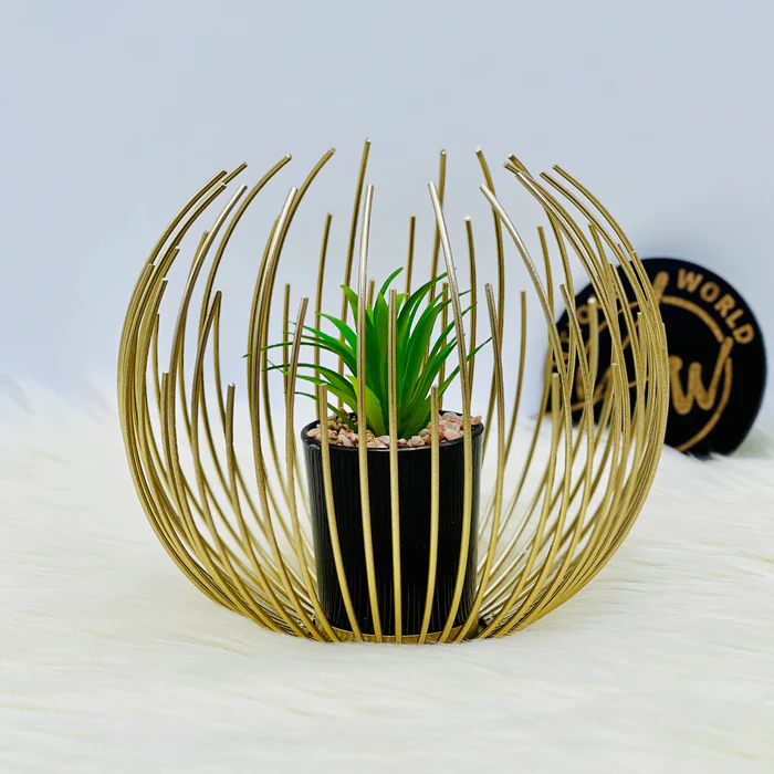 Lifelike Artificial Golden Pot Plant – A Touch of Nature Without the Maintenance