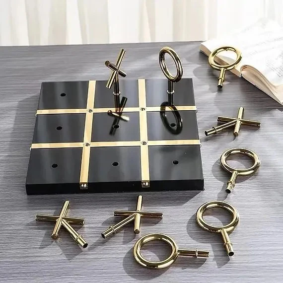 Noughts & Crosses Decor Set - Fun & Stylish Game-Inspired Home Accents