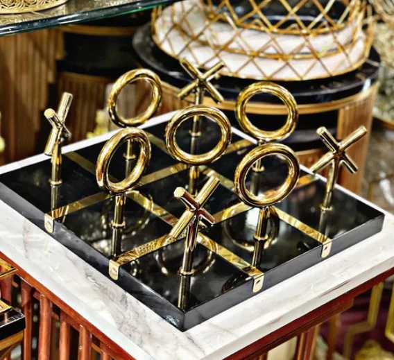 Noughts & Crosses Decor Set - Fun & Stylish Game-Inspired Home Accents