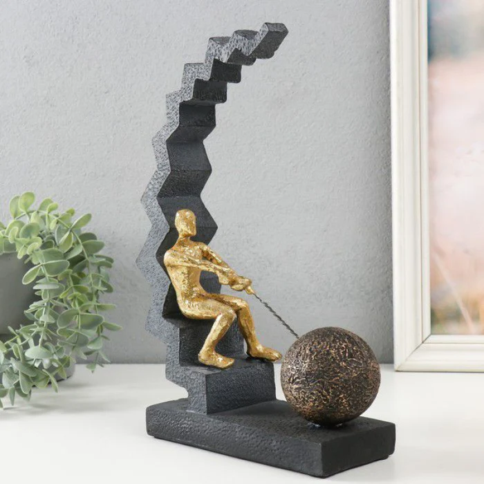 Fibre Man Decoration - Unique and Eye-Catching Home Accent