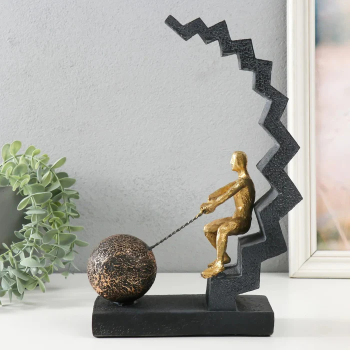 Fibre Man Decoration - Unique and Eye-Catching Home Accent