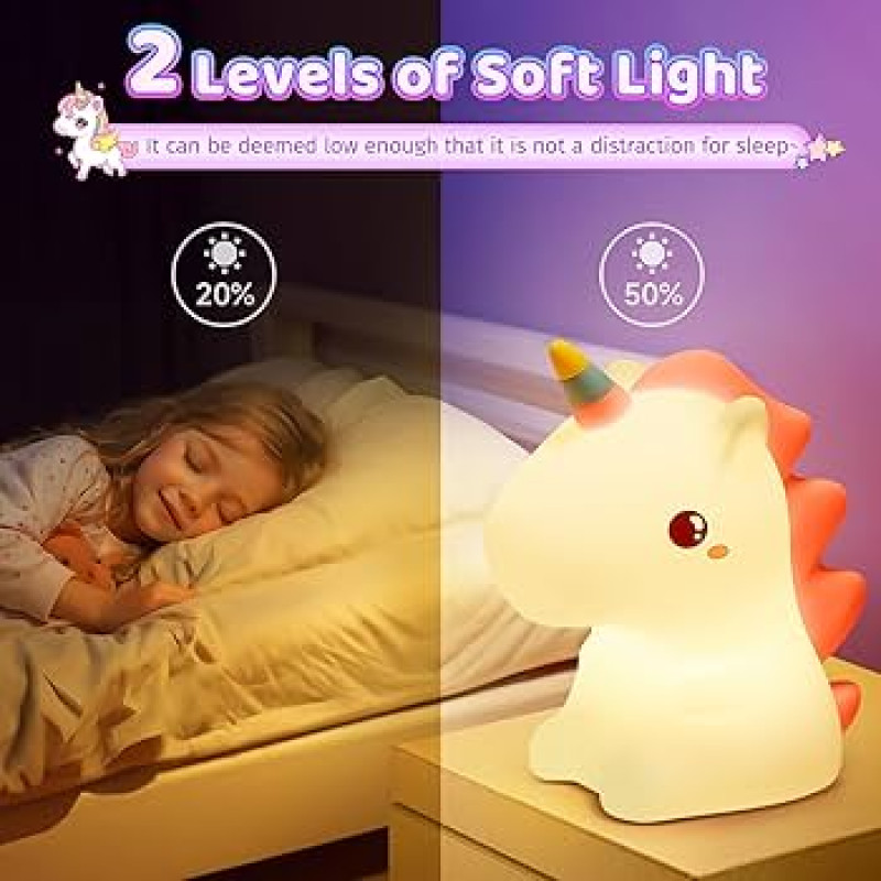 Enchanting Unicorn Color Changing Lamp for Kids