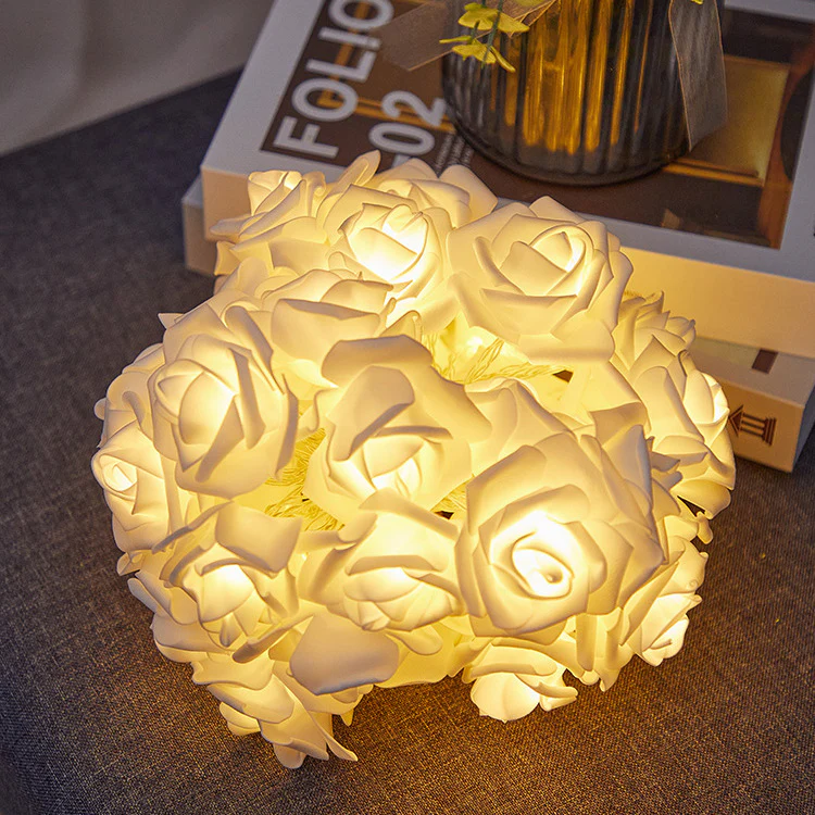 20 Flower LED String Lights – Enhance Your Décor with Charming Illumination