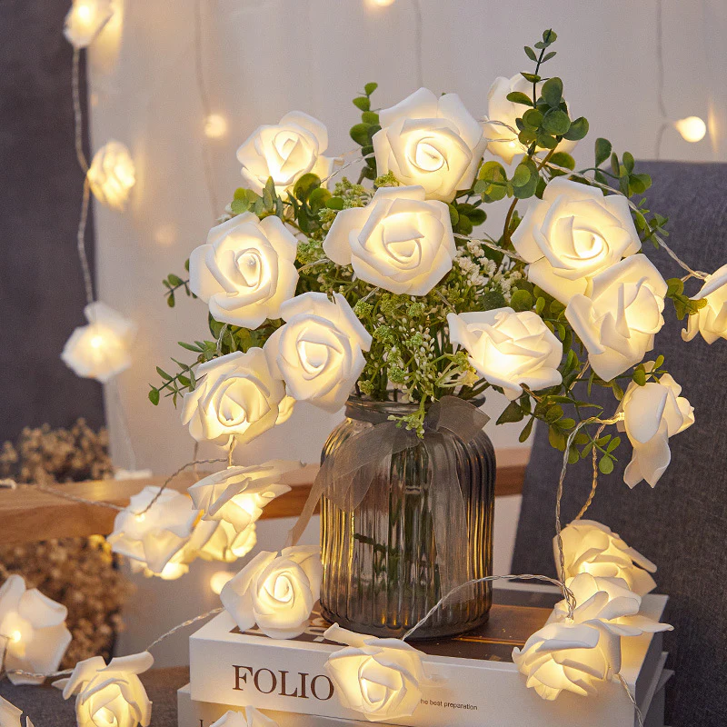 20 Flower LED String Lights – Enhance Your Décor with Charming Illumination