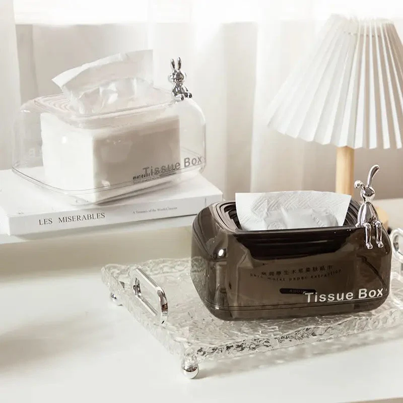 Stylish Acrylic Tissue Box - Modern Home Decor Solution
