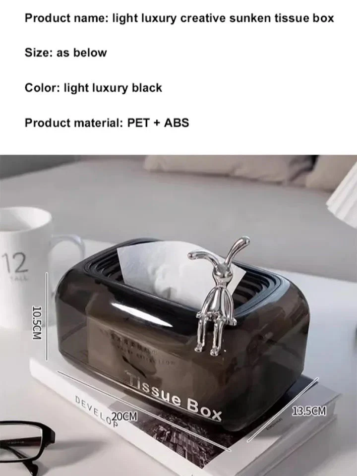 Stylish Acrylic Tissue Box - Modern Home Decor Solution