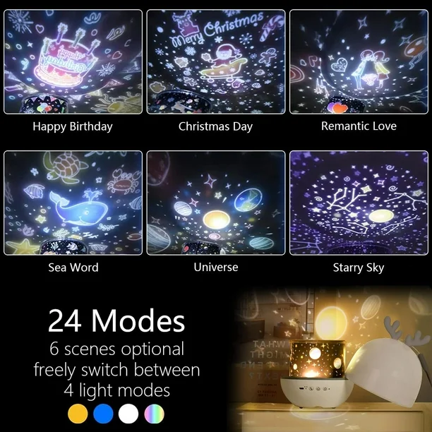 LED Sky Light Projector with Speaker - Transform Your Space