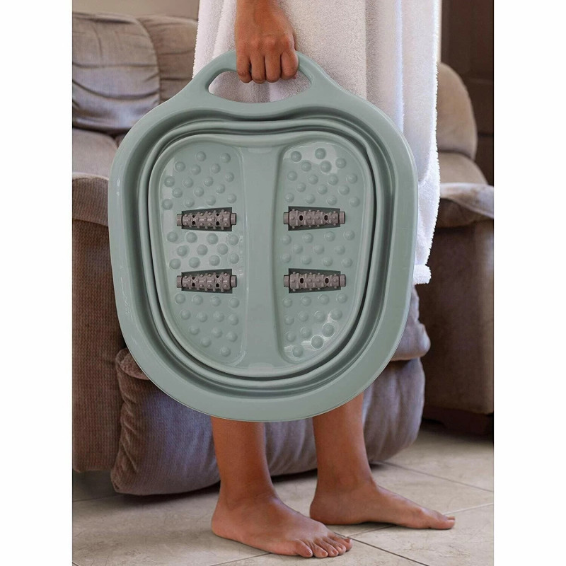 Foldable Pedicure Foot Massager – Portable Spa & Relaxation Machine