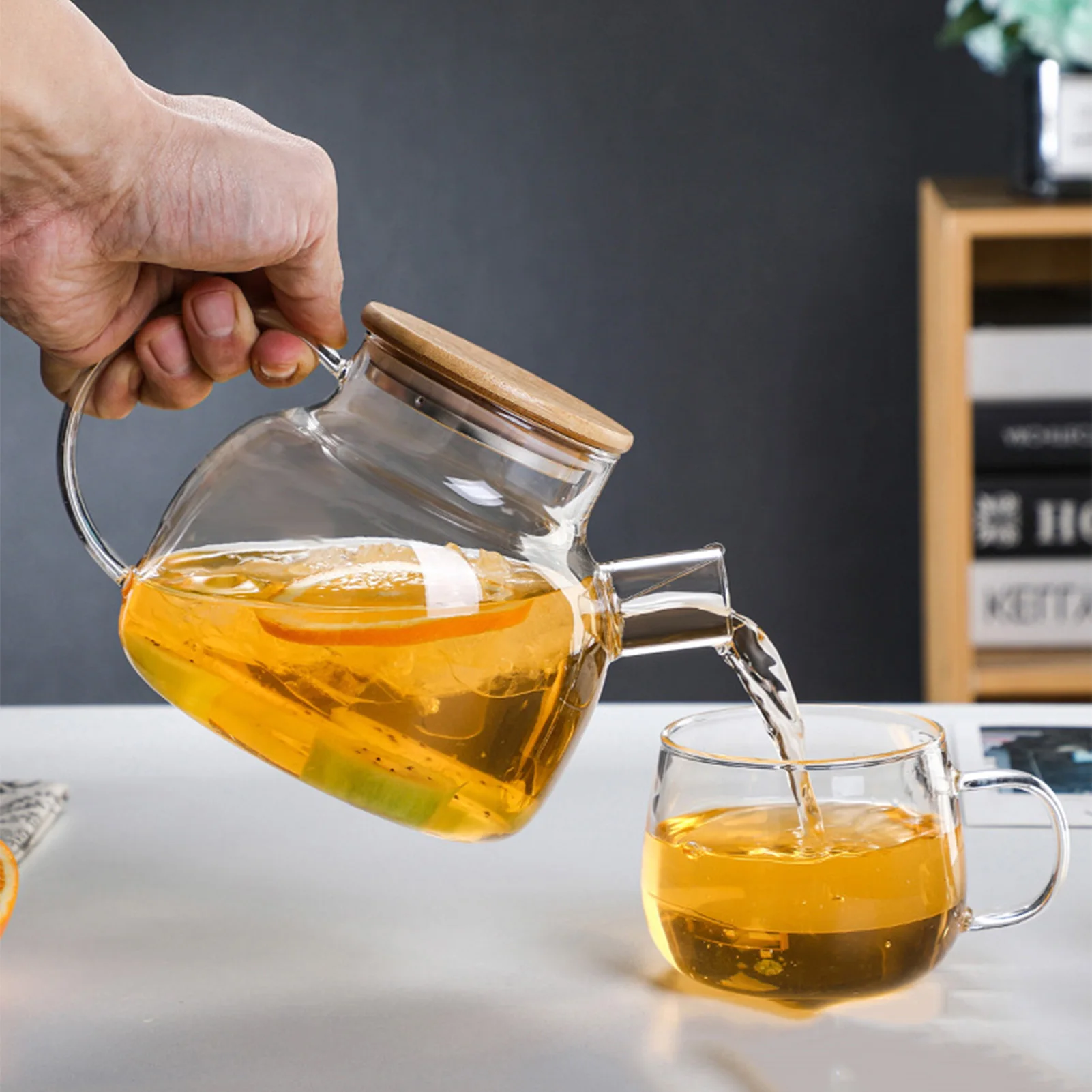 Borosilicate Heat Resistant Glass Teapot