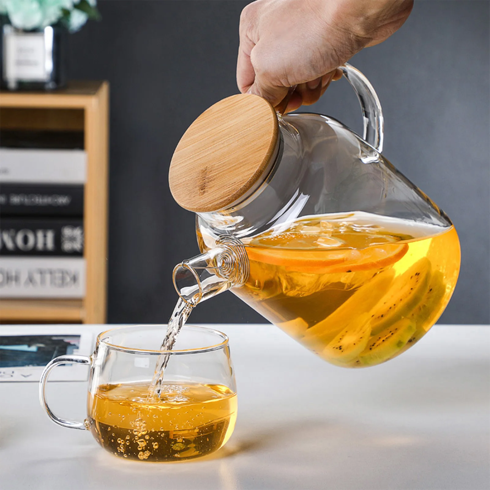 Borosilicate Heat Resistant Glass Teapot