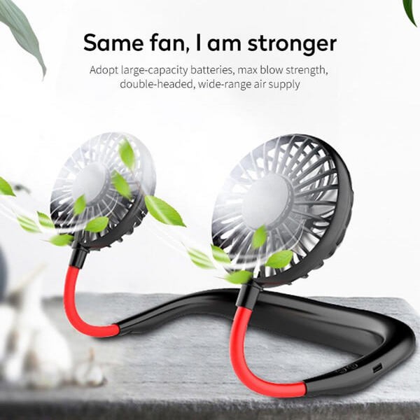 Rechargeable Mini USB Portable Neck Fan