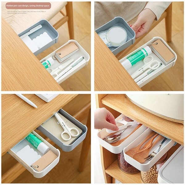 Hidden Table Under Paste Plastic Desk