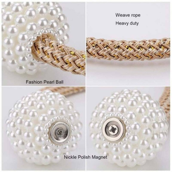 Magnetic Ball Curtain Holder