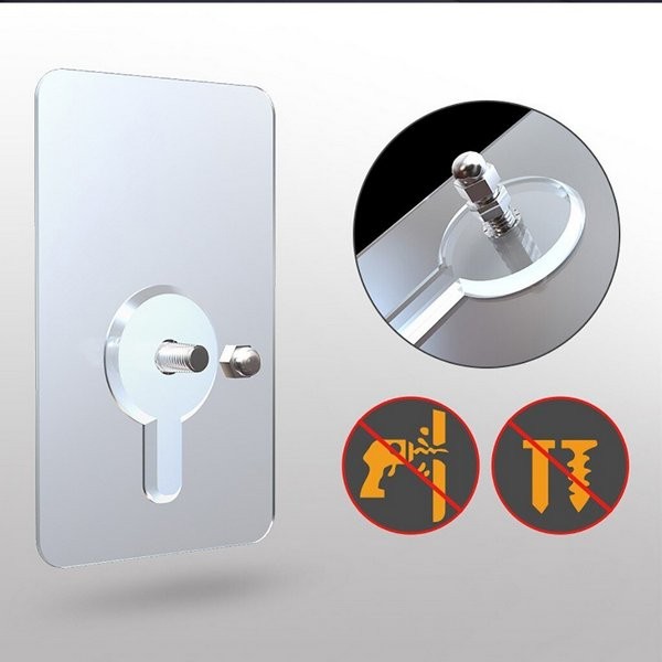 Nails Wall Poster Seamless Wall Hook Pack of 2